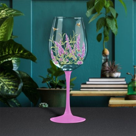 Bee - Tanical Lavender Wine Glass 27cm