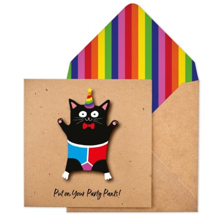 Krafty Party Pants Greeting Card